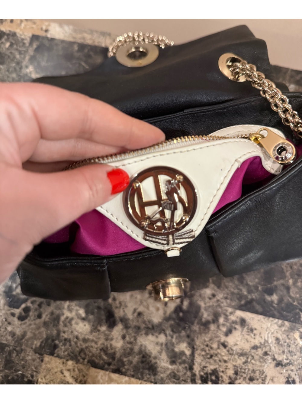 Henri Bendel Milliner Convertible Chain Crossbody Bag - Picture 14 of 16